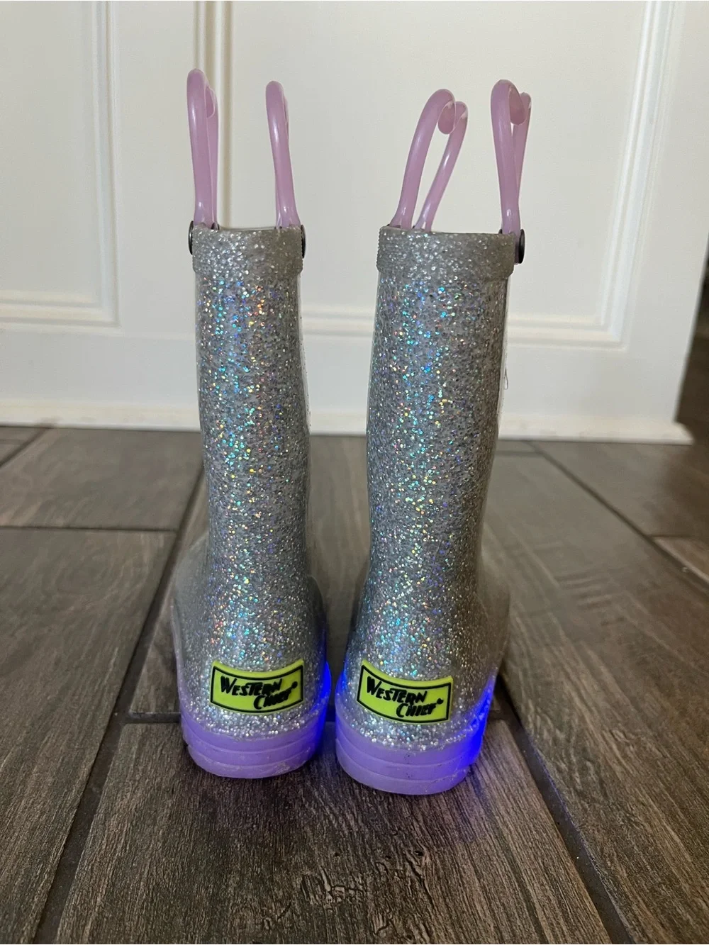TARGET Western Chief Kids' Glitter Rain Boots, 10K